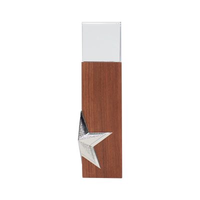 Trofeo de Madera y Cristal “Silver Star”