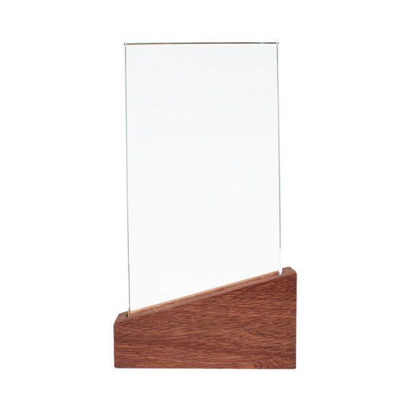 Trofeo Galvano de Madera y Cristal "Lido" - Imagen 2