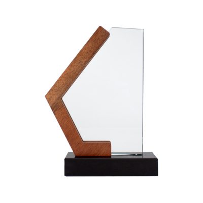 Trofeo Galvano de Madera, Mármol y Cristal “Mercx”