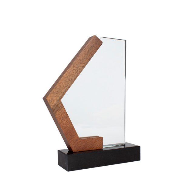 Trofeo Galvano de Madera, Mármol y Cristal "Mercx" - Imagen 5