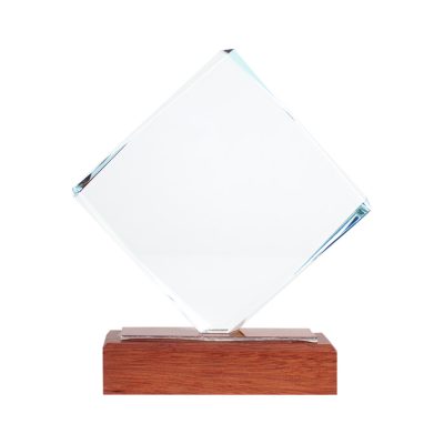 Trofeo Galvano de Madera y Cristal “Fischer”