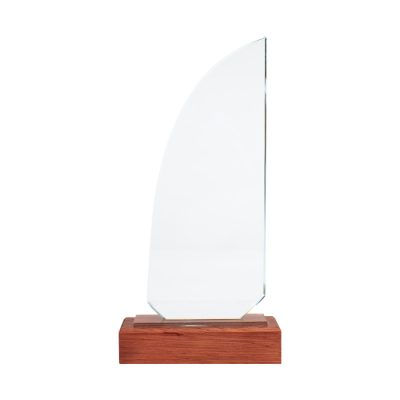 Trofeo Galvano de Madera y Cristal “Sail”