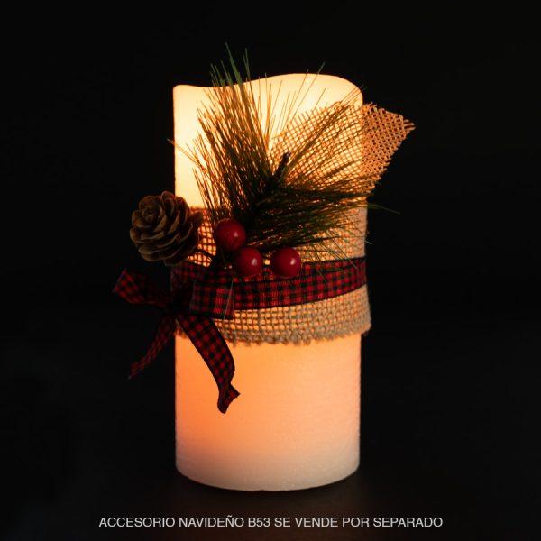 Vela LED 15x7.3cm - Imagen 2