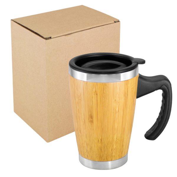 Mug de Bamboo con Asa Plástica 400cc - Imagen 2