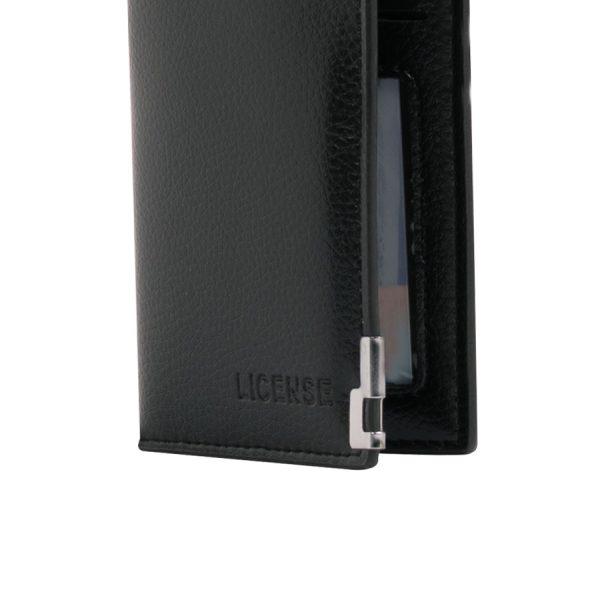 Porta-Tarjetas vertical de Eco-Cuero "LICENSE" - Imagen 3