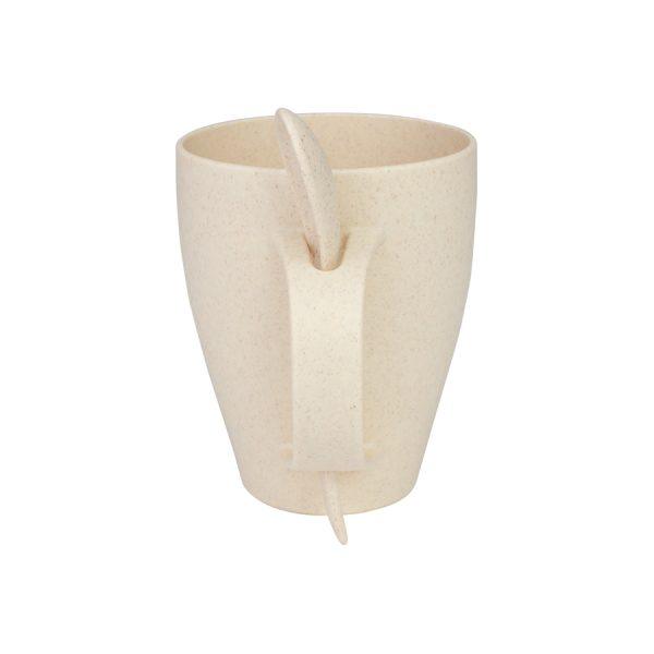 Mug de caña de Trigo con Cuchara 400cc - Imagen 2