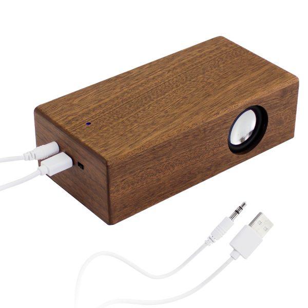Parlante Grande Inducción Madera Nogal - Imagen 4