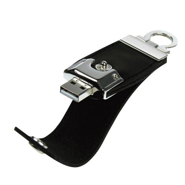 USB Pendrive 64GB Llavero de Eco-cuero - Imagen 2