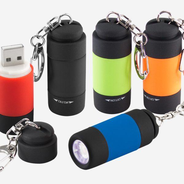 Llavero-Linterna LED Cargador USB - Imagen 6