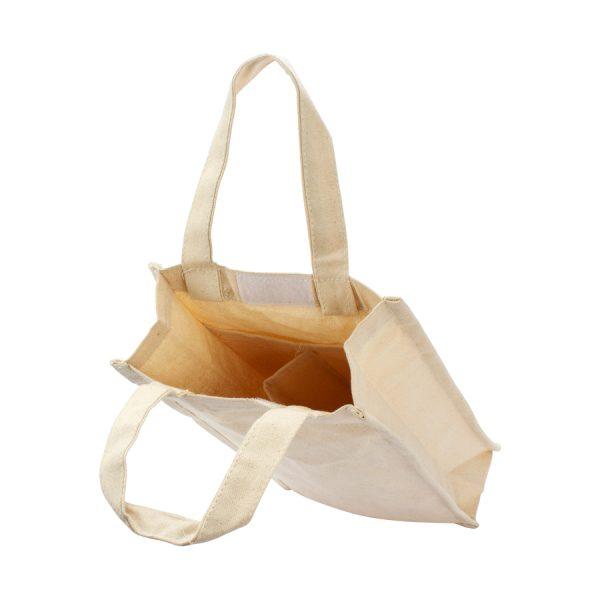 Bolsa 2 Botellas de Vino 100% Algodón - Imagen 2