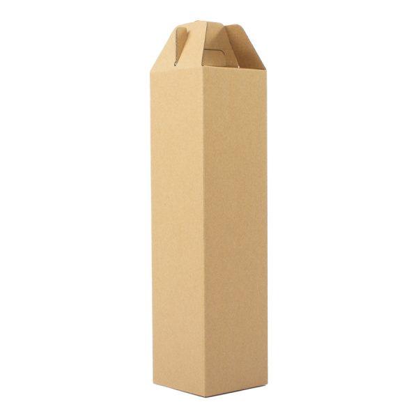 Caja autoarmable con asas, para 1 botella de Vino - Imagen 4