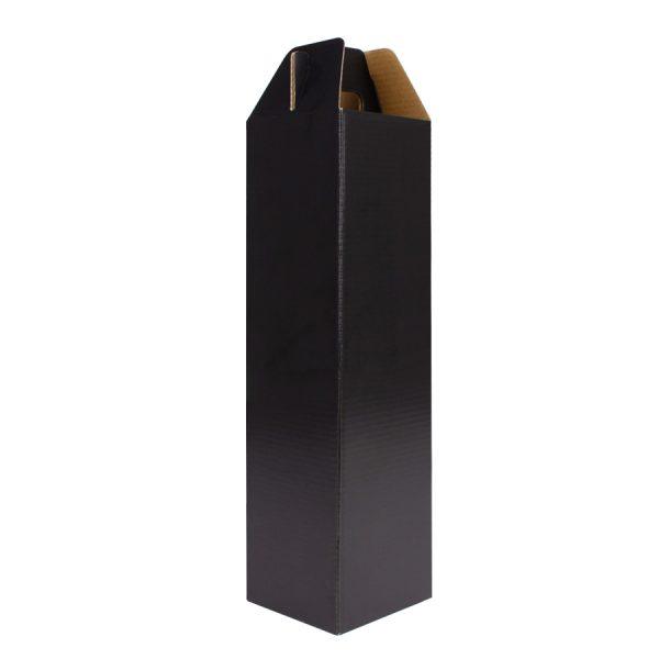 Caja autoarmable con asas, para 1 botella de Vino - Imagen 2