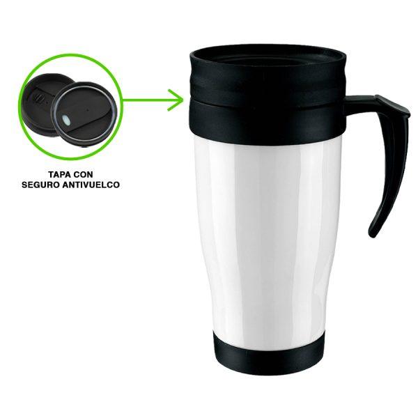Mug Térmico Plástico 400cc - Imagen 2