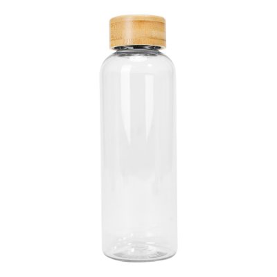 Botella PET tapa bamboo “AINOA” 550cc