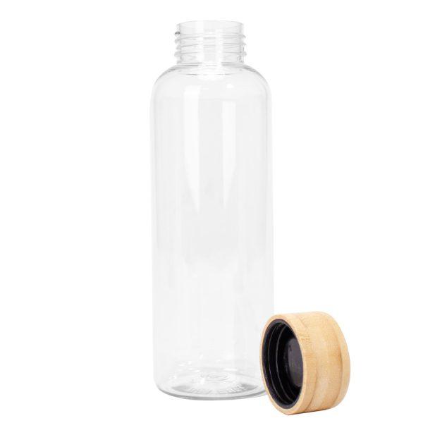 Botella PET tapa bamboo "AINOA" 550cc - Imagen 3