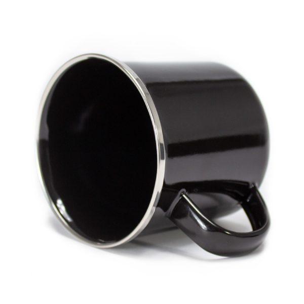 Tazón Enlozado Negro 350ml - Imagen 2