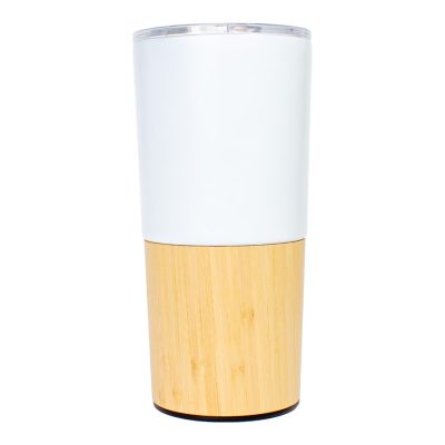 Mug metálico/bamboo “AURUS” 500cc