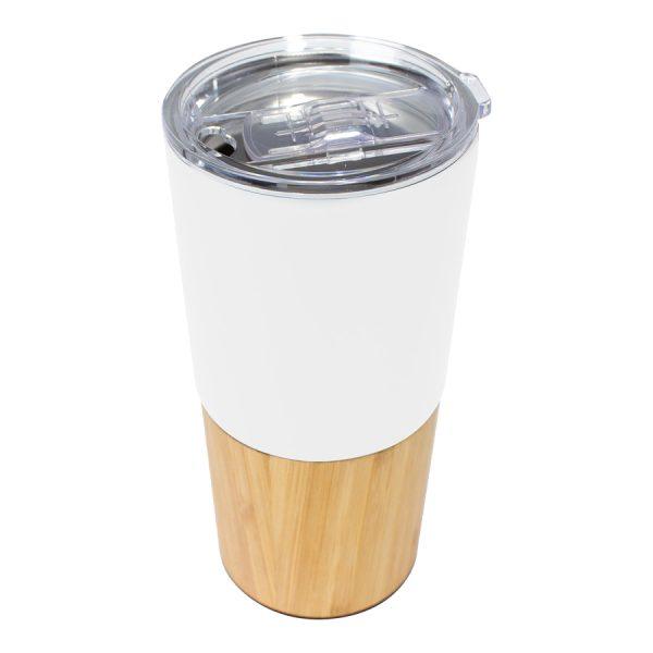 Mug metálico/bamboo "AURUS" 500cc - Imagen 2