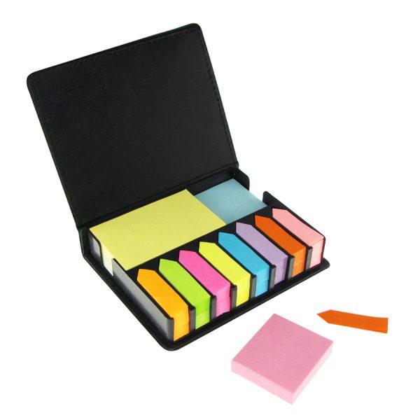 Set de Notas Adhesivas de PU Negro - Imagen 2