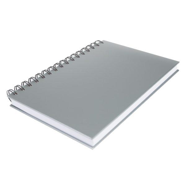 Cuaderno matemáticas tapa dura plateada. - Imagen 2