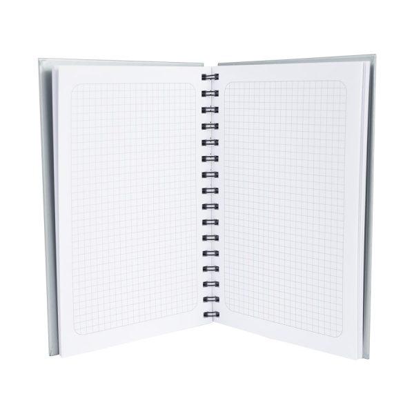 Cuaderno matemáticas tapa dura plateada. - Imagen 3