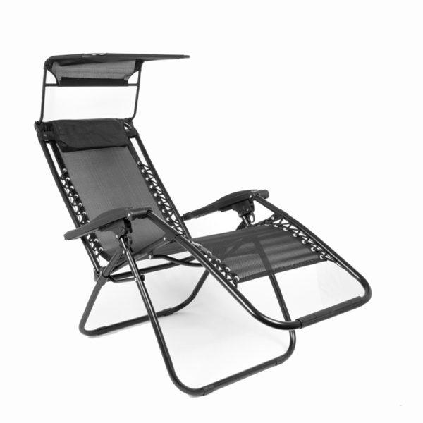 Reposera plegable con Toldo - Imagen 2
