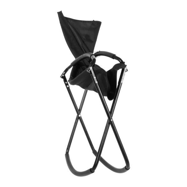 Silla mecedora negra con apoya-brazos - Imagen 4