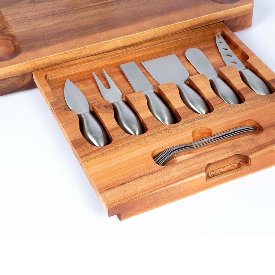 Tabla de Quesos con 12 Herramientas - Imagen 3