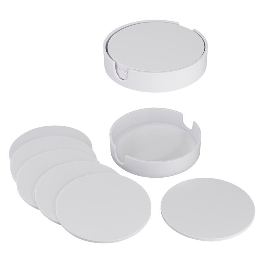 Set de Posavasos Plásticos Redondos - Imagen 2