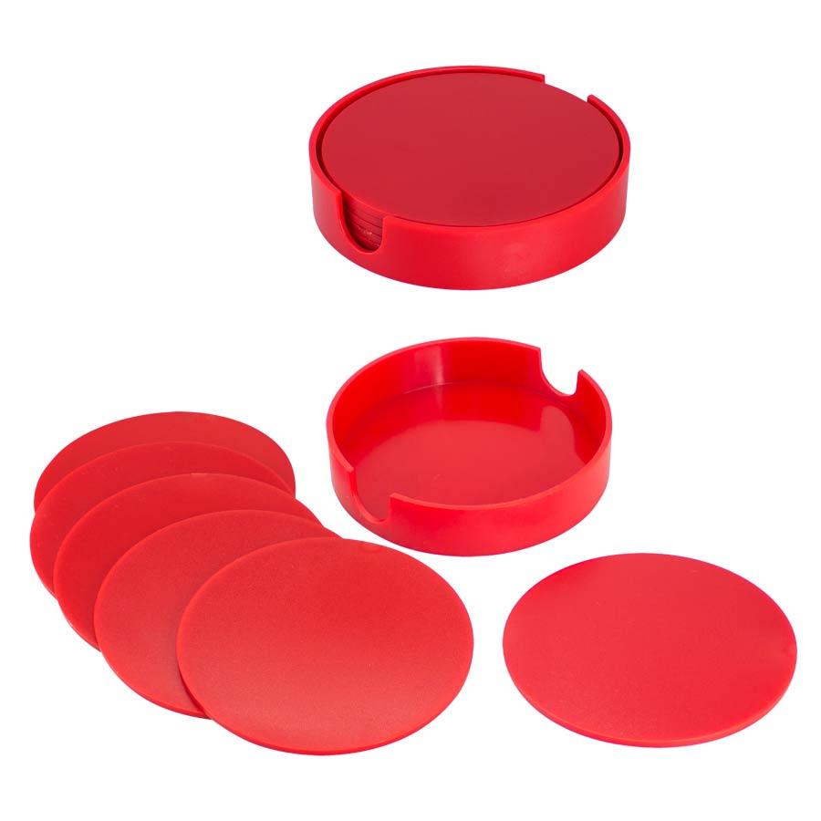 Set de Posavasos Plásticos Redondos - Imagen 4
