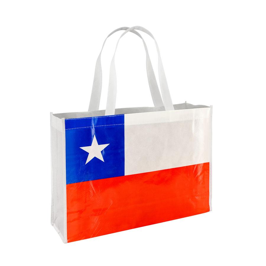 Bolsa TNT Bandera Chilena Grande - Imagen 2