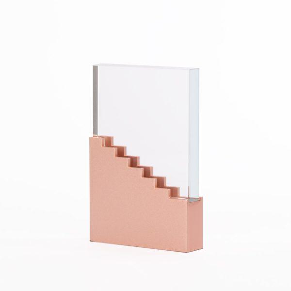 Trofeo de Acero Encobrizado y Cristal "Ladder" - Imagen 4