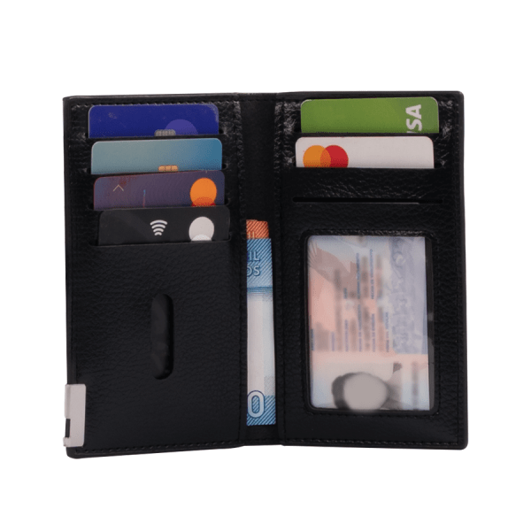 Porta-Tarjetas vertical de Eco-Cuero "LICENSE" - Imagen 4